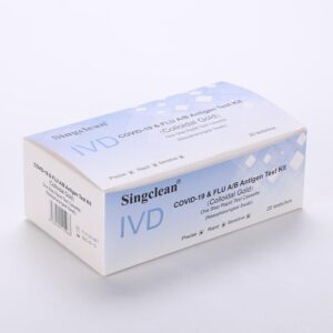 Singclean Combo Test 3-in-1 (COVID-19, Flu A & B) – 20 Tests/Box - Image 2