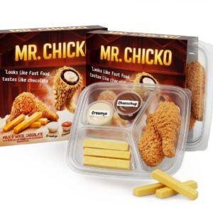 MR. CHICKO Milk & White Chocolate with caramelized biscuit pieces 215g - Image 1